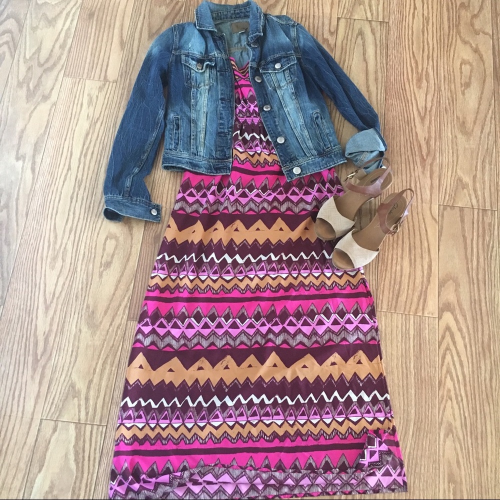 LOFT lightweight maxi dress size XXSP